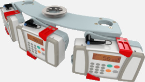 Hillaero BODYGUARD FAA certified mountable bracket for Air Ambulance Airmed Helicopter or Fixed Wing Aircraft WITH UNITS ISO1